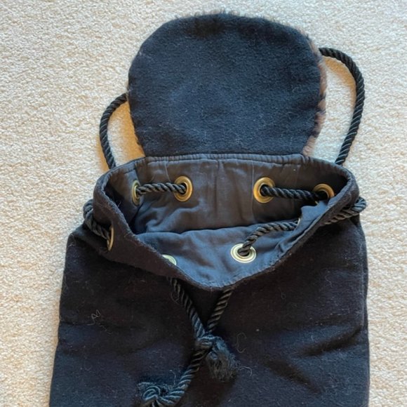 Cute Girls bag with faux fur - Picture 2 of 2